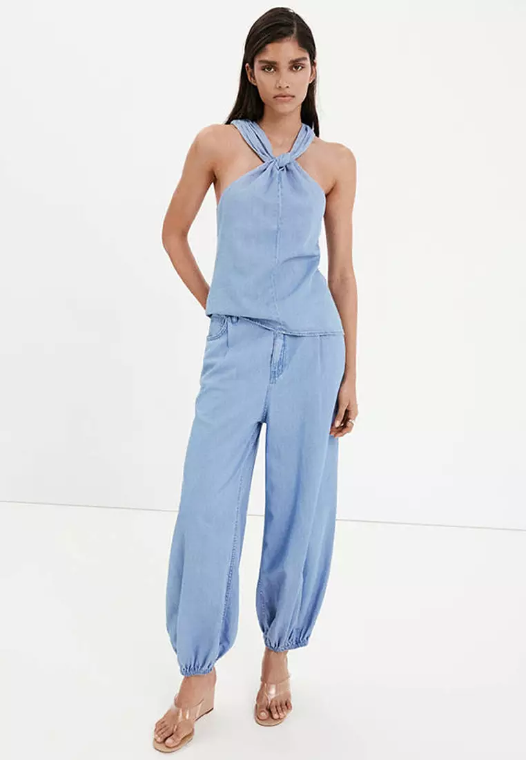 High-Waisted Baggy Jeans