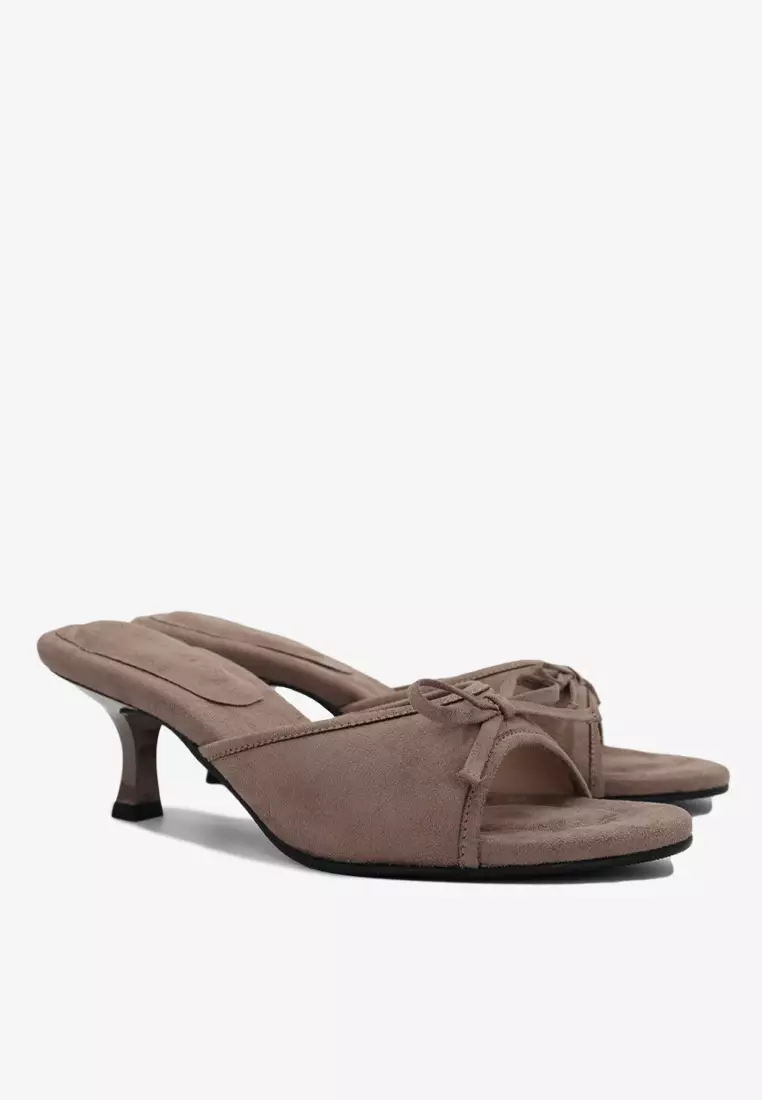 Dr Cardin Women Lush Eve 2-inch Heels | Satin | Suede L-RNZ-9339