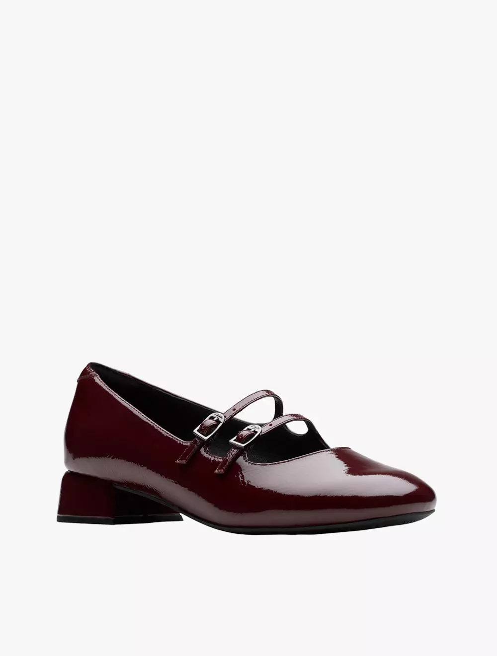 Clarks Daiss30 Shine Burgundy Patent