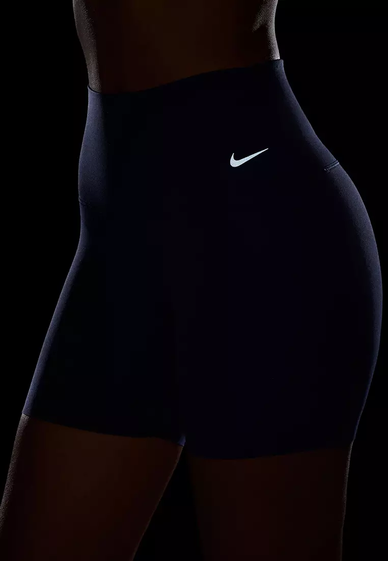 Zenvy Gentle-Support High-Waisted 5" Biker Shorts