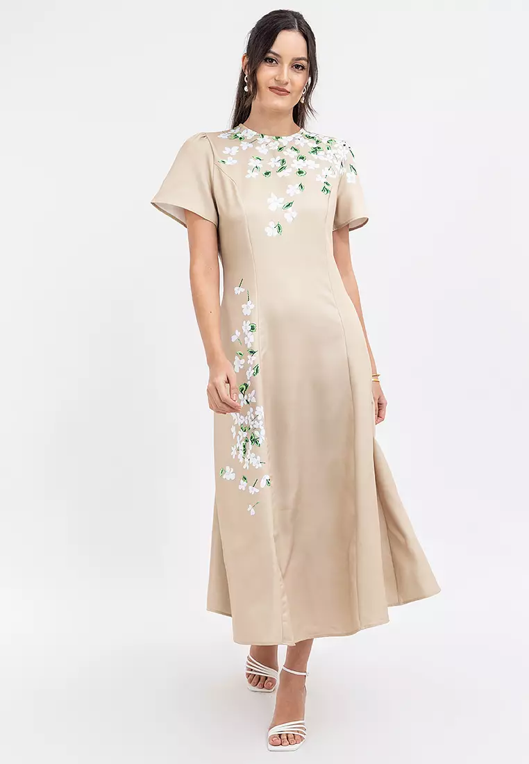DELACRUZ Bishop Sleeve Dress
