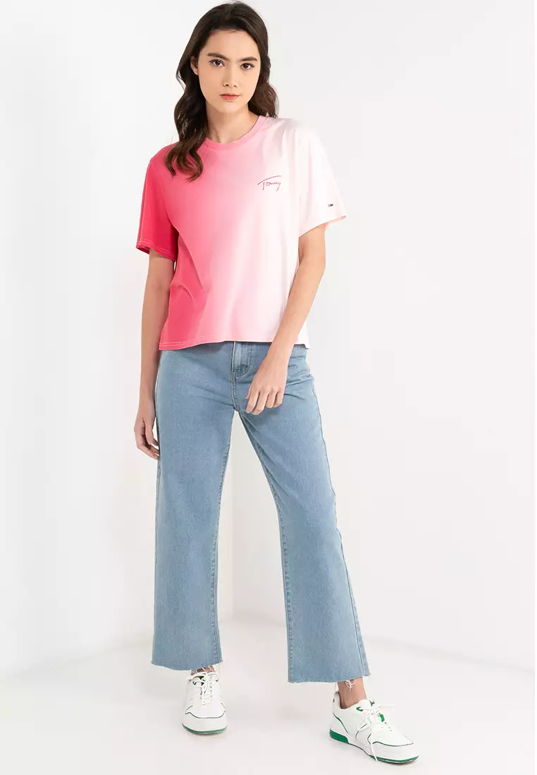 tommy hilfiger pink jeans