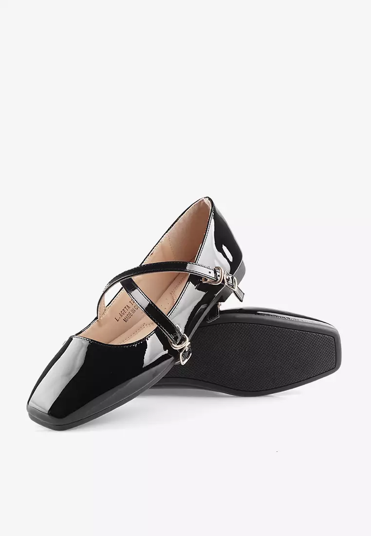 Sepatu Flatshoes Balet Formal Wanita L.Ageta