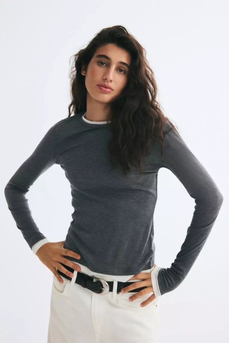 Layered-look top