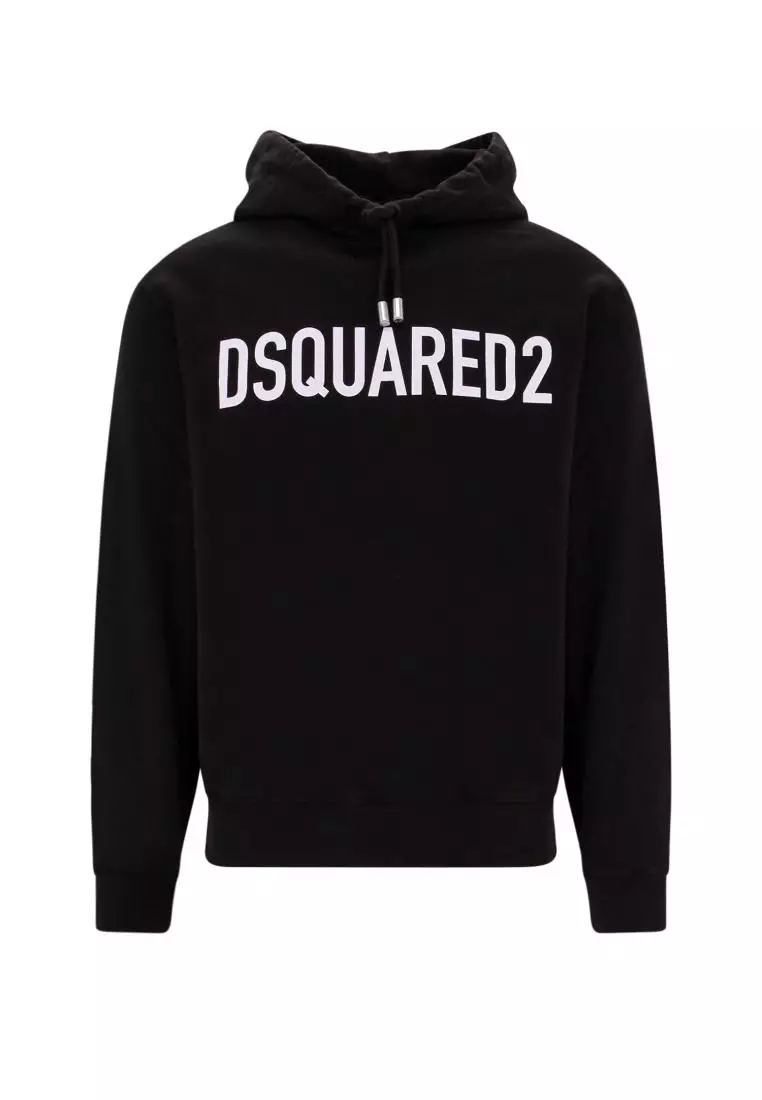 Dsquared2 logo print on sale sweatshirt