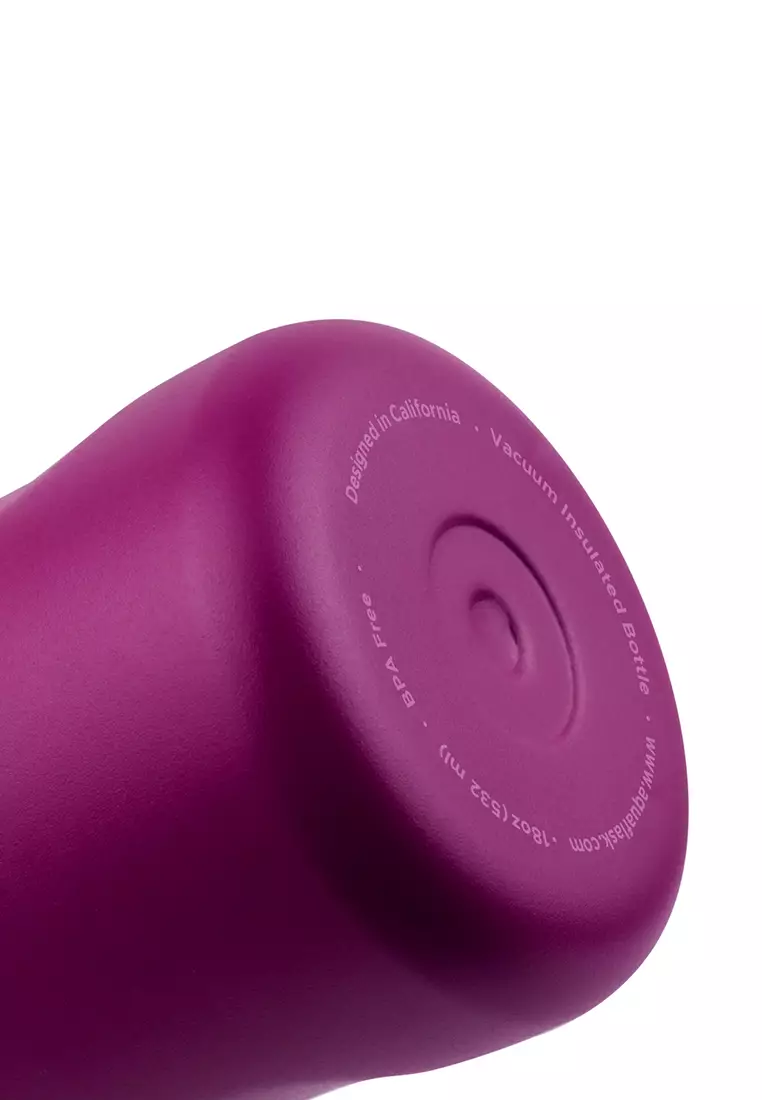 18oz Magenta New Sports Lid Bottle Wide Mouth Vacuum Insulated Stainless Steel Drinking Water Bottle