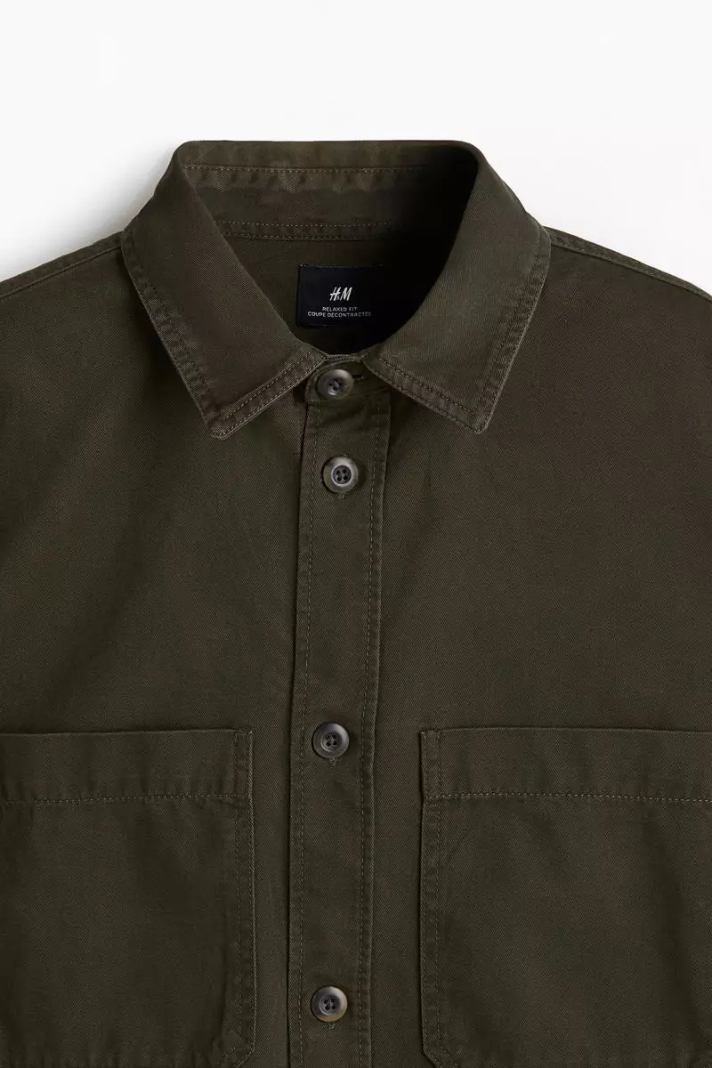 Relaxed Fit Twill overshirt