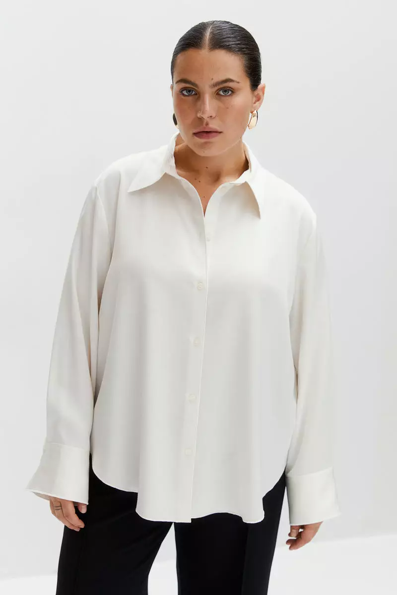 White dress shirt womens h&m sale