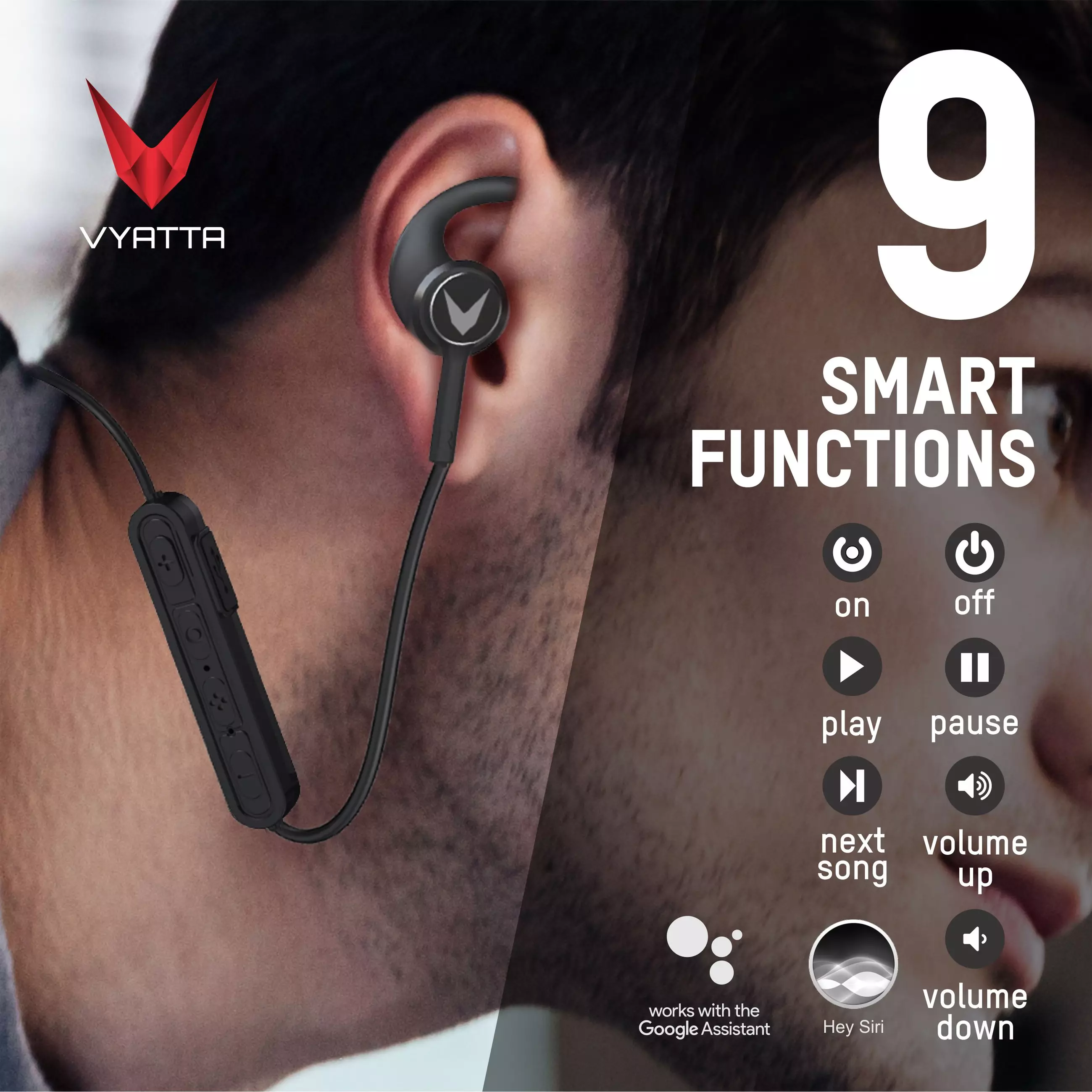 Jual VYATTA VYATTA FLYBOOM X II SPORT BLUETOOTH HEADSET EARPHONE