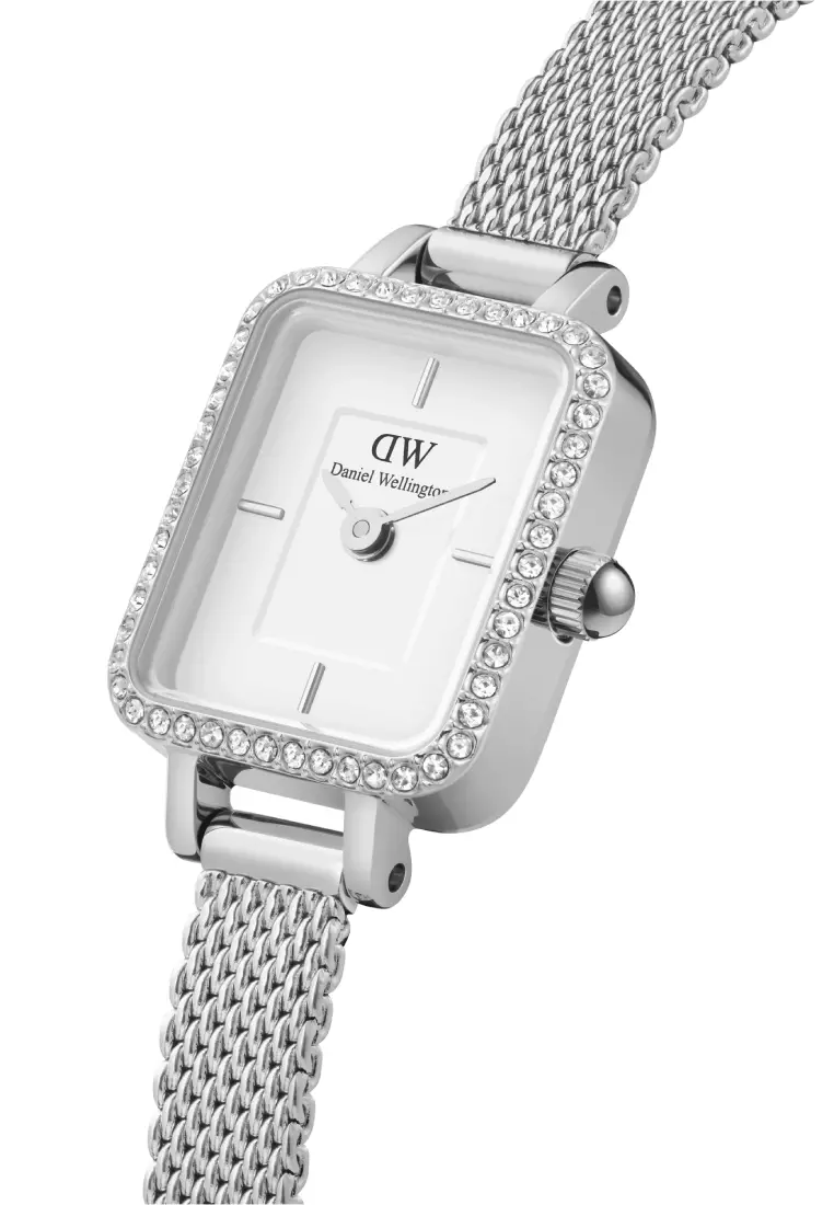 Quadro Mini Lumine Bezel Silver 銀色 女士手錶 時尚手錶 - DW官方正品