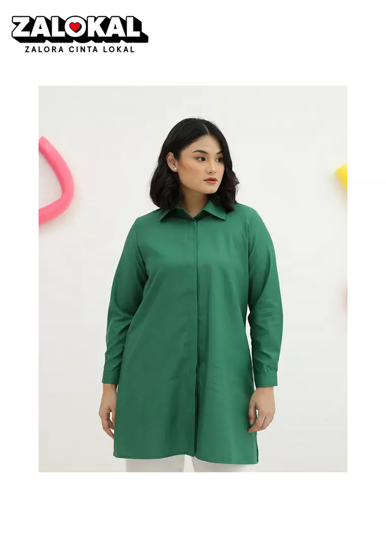 Geulis.id DAILY TUNIC GREEN SERIES (6 warna) Tunic - FOREST