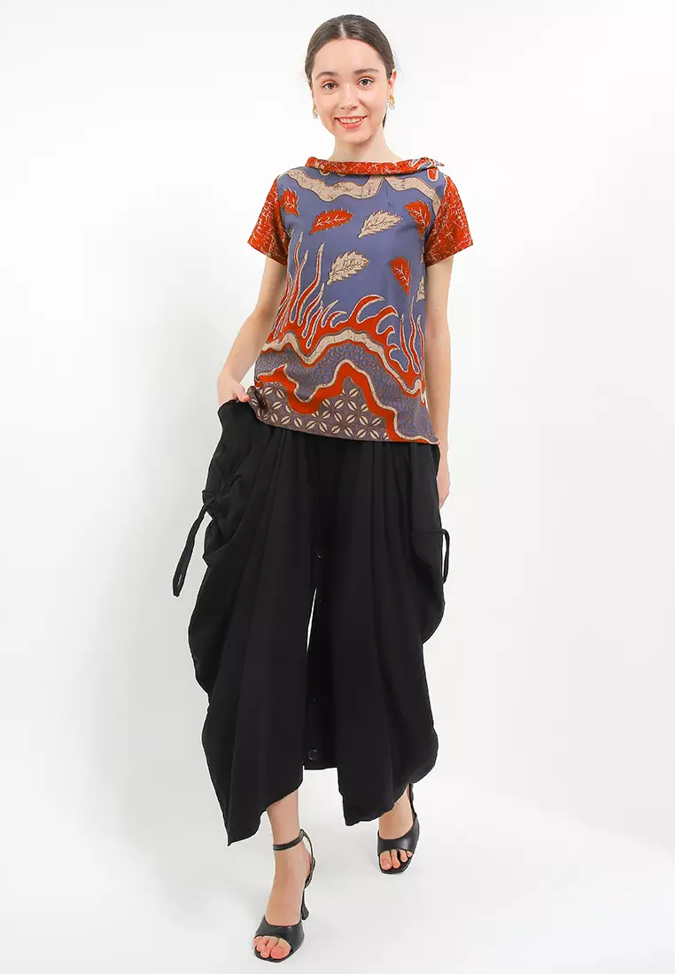 Blouse Kupnat SideCollar Buttoned+Lining TT