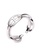 Millenne silver MILLENNE Millennia 2000 Buckles White Gold Ring with 925 Sterling Silver 7E81FACE0CB43EGS_1