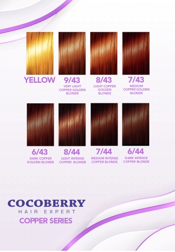 Cocoberry Permanent Hair Color 7/44 Medium Intense Blonde | ZALORA  Philippines