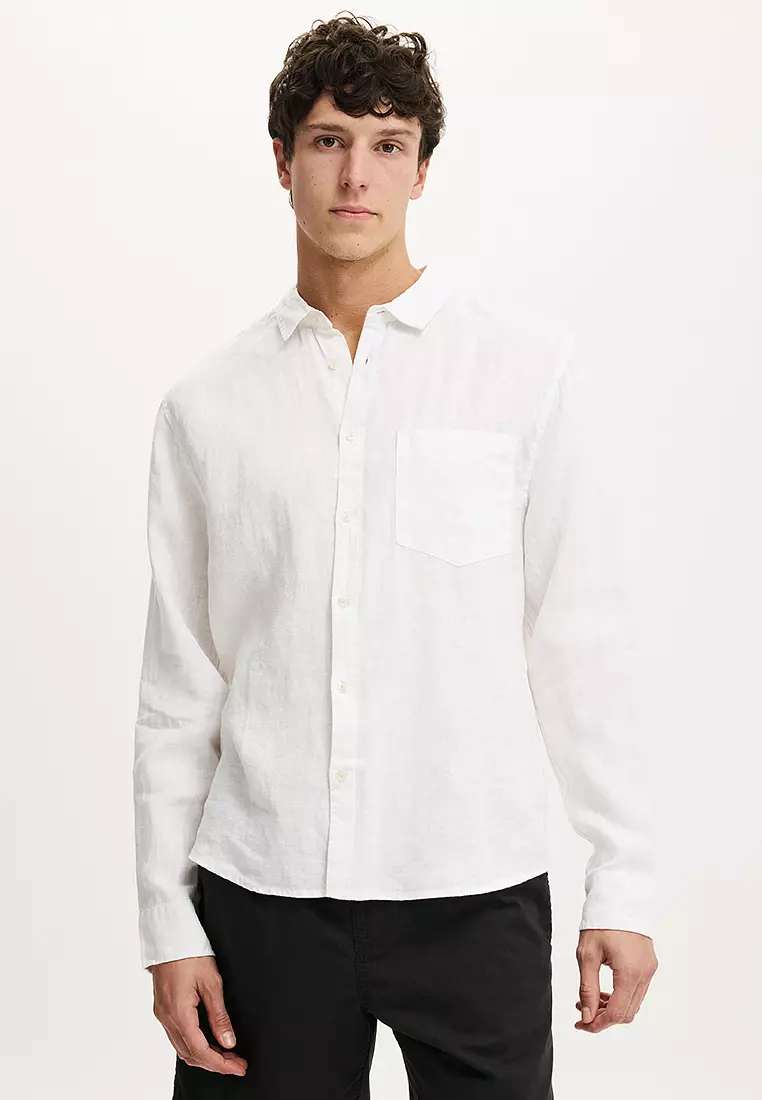 Relaxed Linen Long Sleeves Shirt