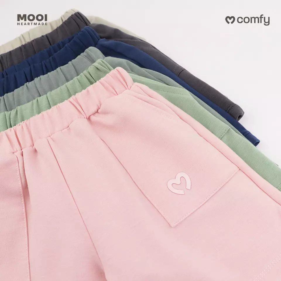 Mooi Celana Pendek Anak Comfy Short Pants Kids - Sky Blue