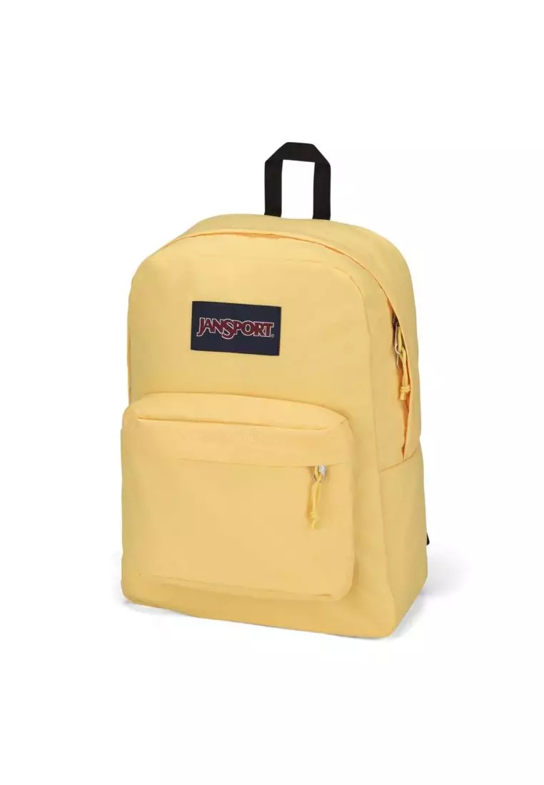 Pastel yellow store jansport backpack