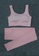 Twenty Eight Shoes pink VANSA Pure Color Vest Yoga Set VPW-Y555 A786AAAC1A351EGS_4