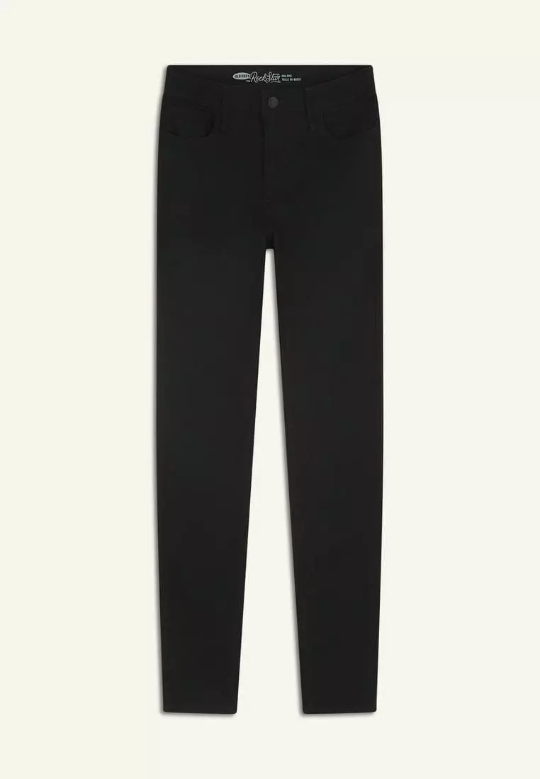 Buy Old Navy Mid-Rise Black Rockstar Super Skinny Jeans 2025