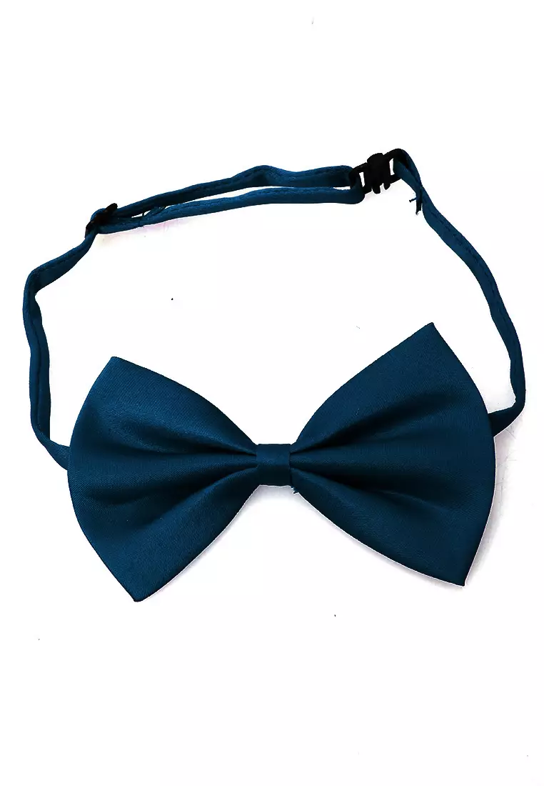 Rosarie Aksesoris Fashion Anak Pria Dasi Kupu-Kupu Tali Kecil Kid Bowties Material Polyester ORIGINAL - Navy