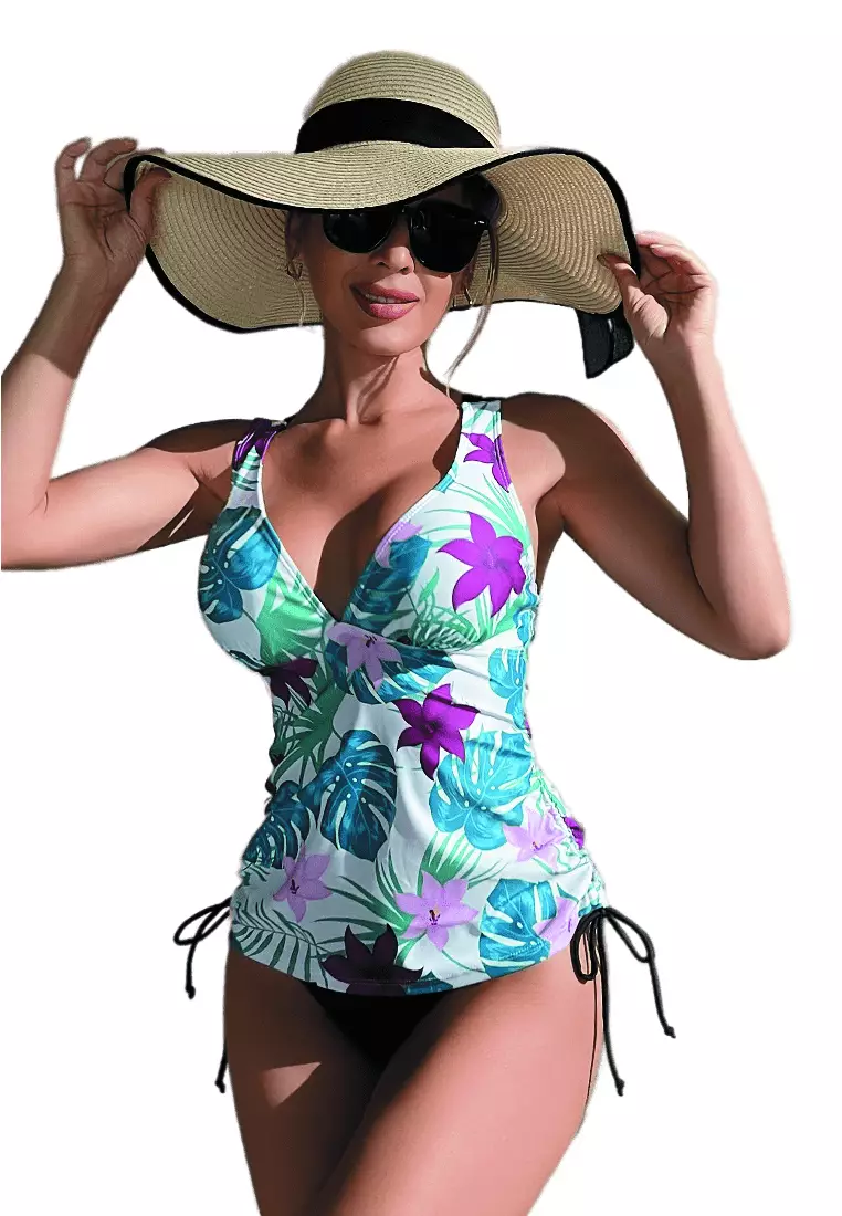 Buy LYCKA LYH3014 European Style Lady One Piece Swimwear White