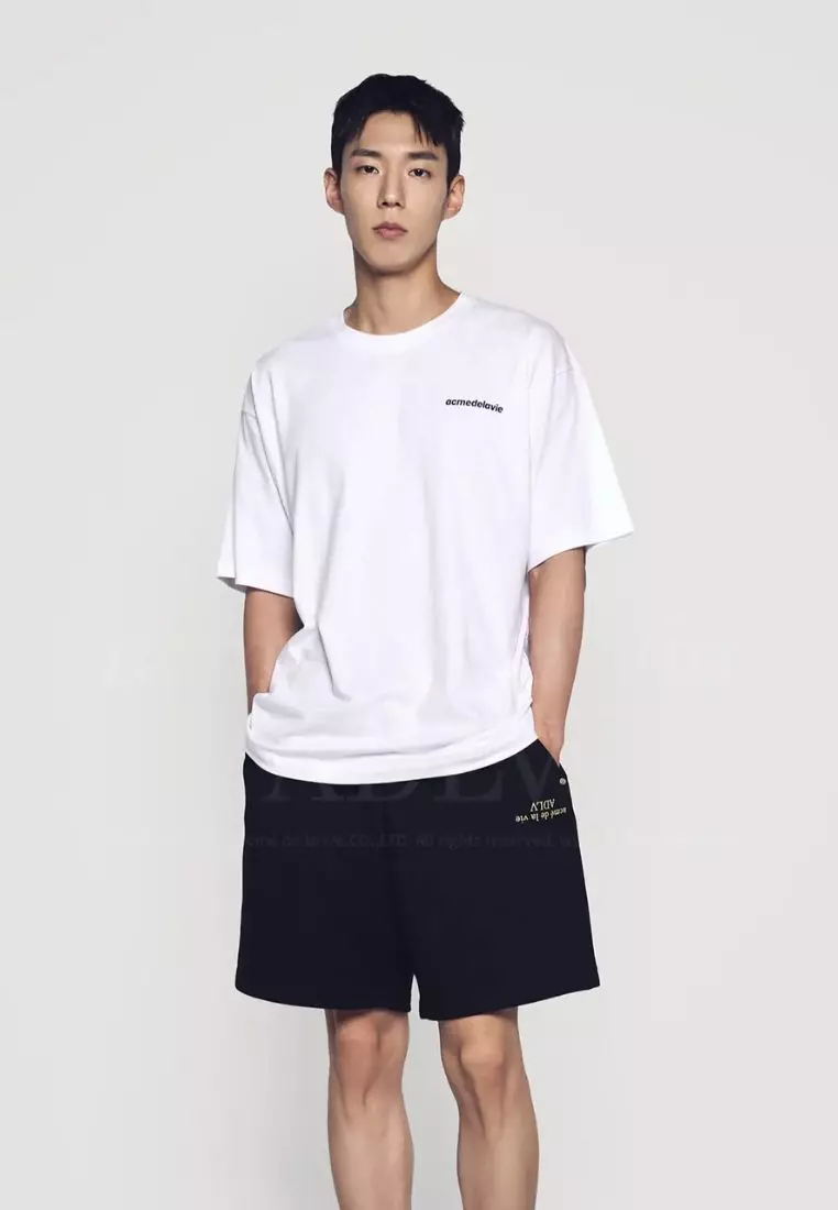Bold Font Logo Short Sleeve T-Shirt White