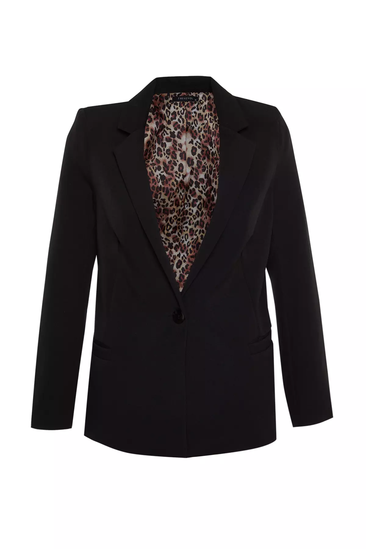 Printed Lining Blazer Jacket