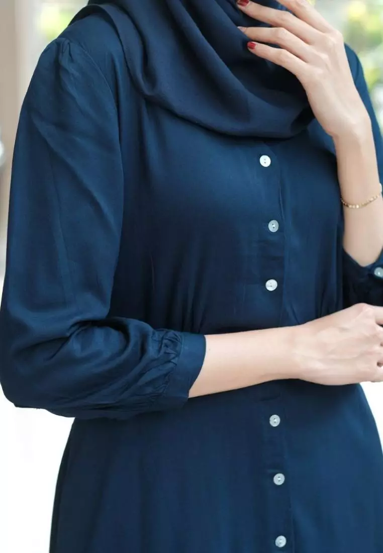 Maia Tunik (Lengan Panjang Wanita) Navy