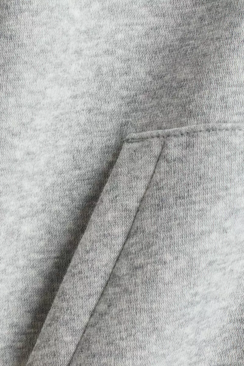 Zip-through brushed-inside  hoodie