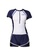 A-IN GIRLS white and navy (2PCS) Fashionable Sports Split Swimsuit B3BD9US9ED8AB6GS_7