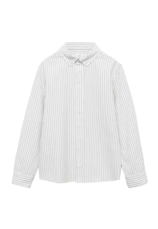 100% Cotton Oxford Striped Shirt