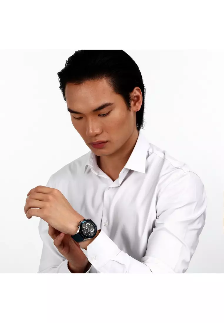 【2 Years Warranty】Maserati Traguardo 45mm Men's Quartz Watch R8871612046