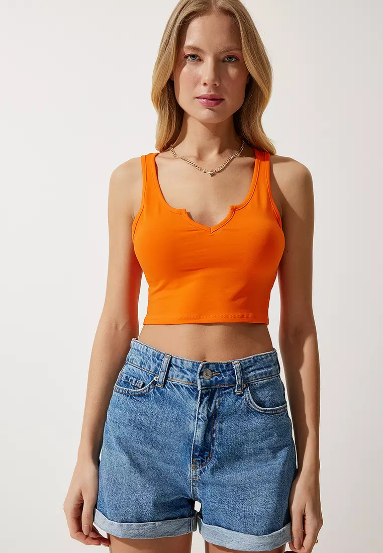 Notch Crop Tank Top