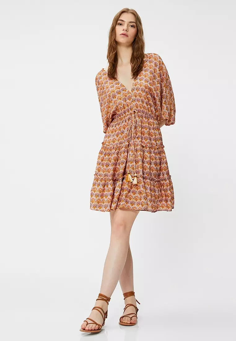 Patterned A-line Dress