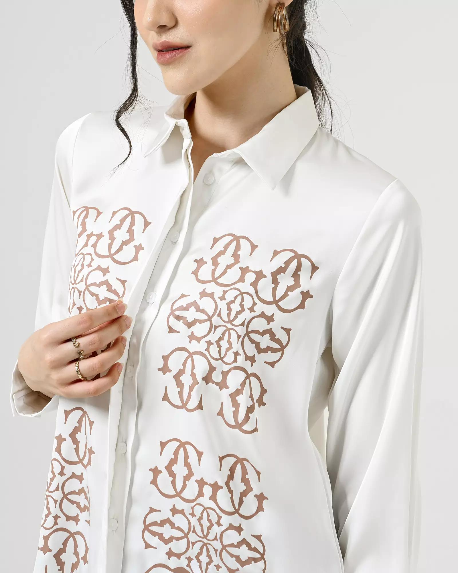 Geulis.id LITARIA SHIRT - Brokenwhite