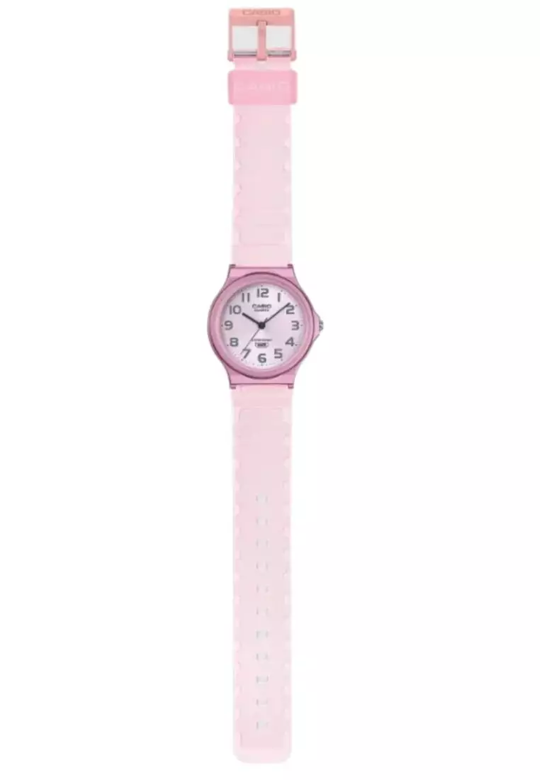 Buy Casio Casio General Analog Quartz Pink Resin Strap Women Watch