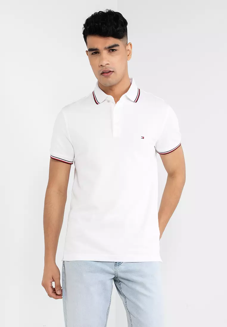 1985 Collection Slim Fit Tipped Polo Shirt - Tommy Hilfiger