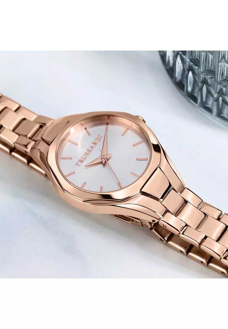【2 Years Warranty】  Trussardi Metropolitan 30mm Women's Quartz Watches R2453157508