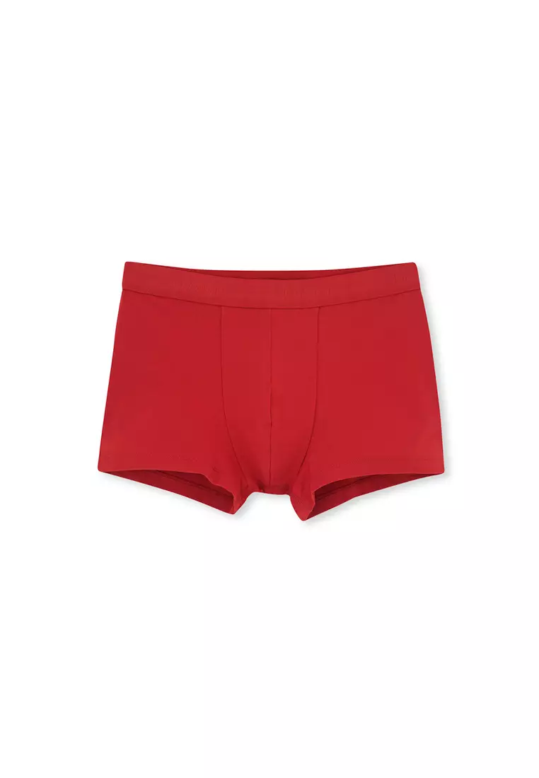 2-Pack Red-Navy Boxer, Geometric, Regular, Short Leg, Underwear for Men