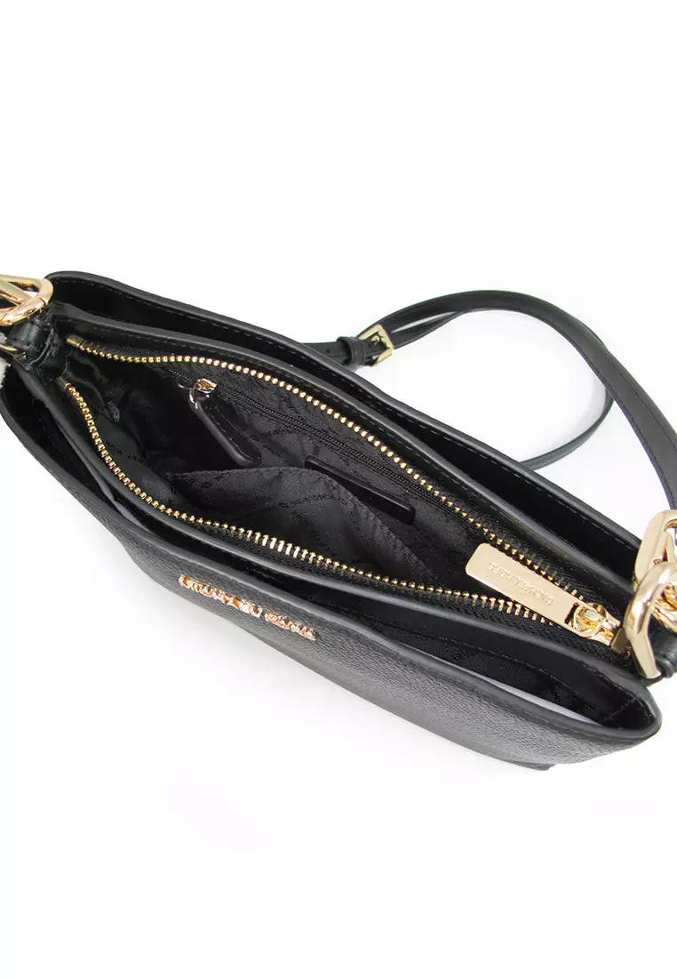 Trisha Medium Pebbled Leather Crossbody Bag