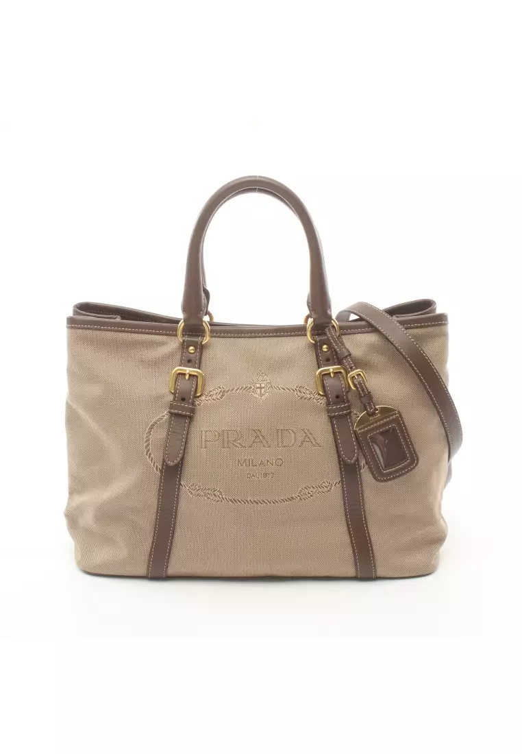 Logo jacquard prada cheap