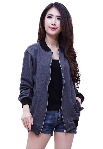 Jual Quincy Label Bomber Wanita Jacket Corsair Hitam 