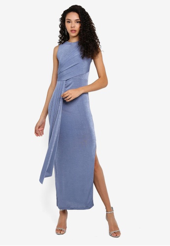 Buy Miss Selfridge Blue Grecian Maxi Dress Online On Zalora Singapore
