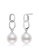A.Excellence silver Premium Japan Akoya Pearl 6.75-7.5mm Shape Eight Earrings BCCFAAC71B1433GS_3