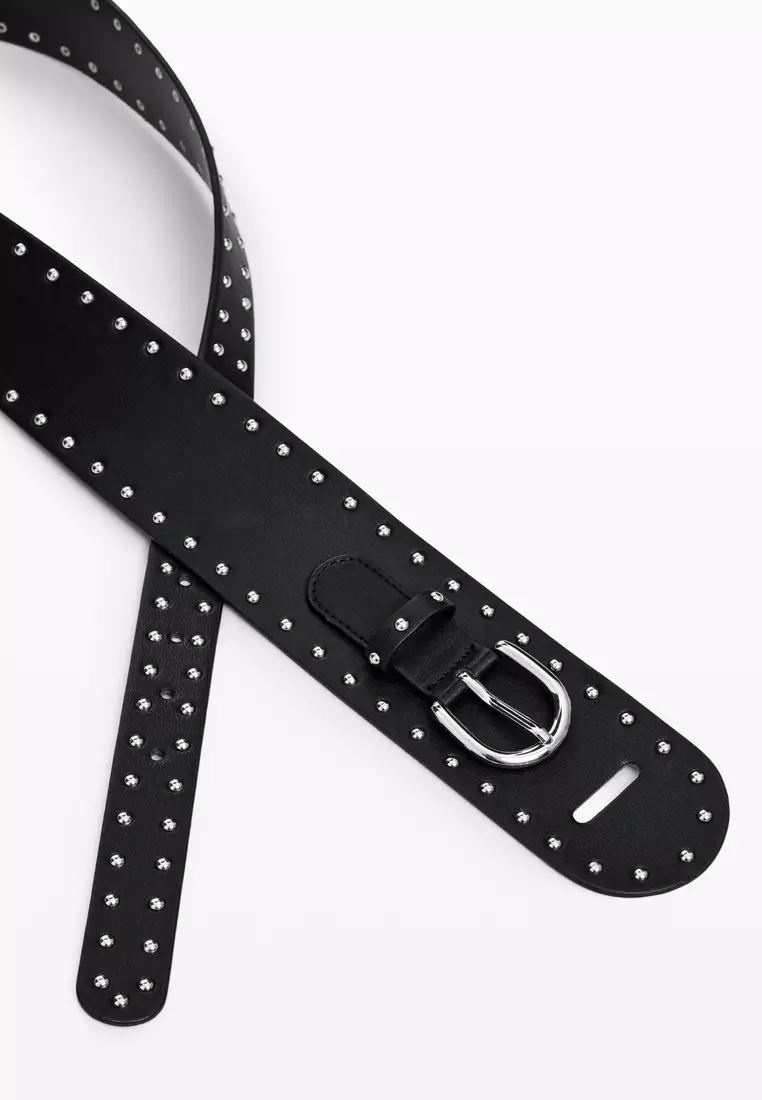 Desigual Women's Accessories Wide studded belt.