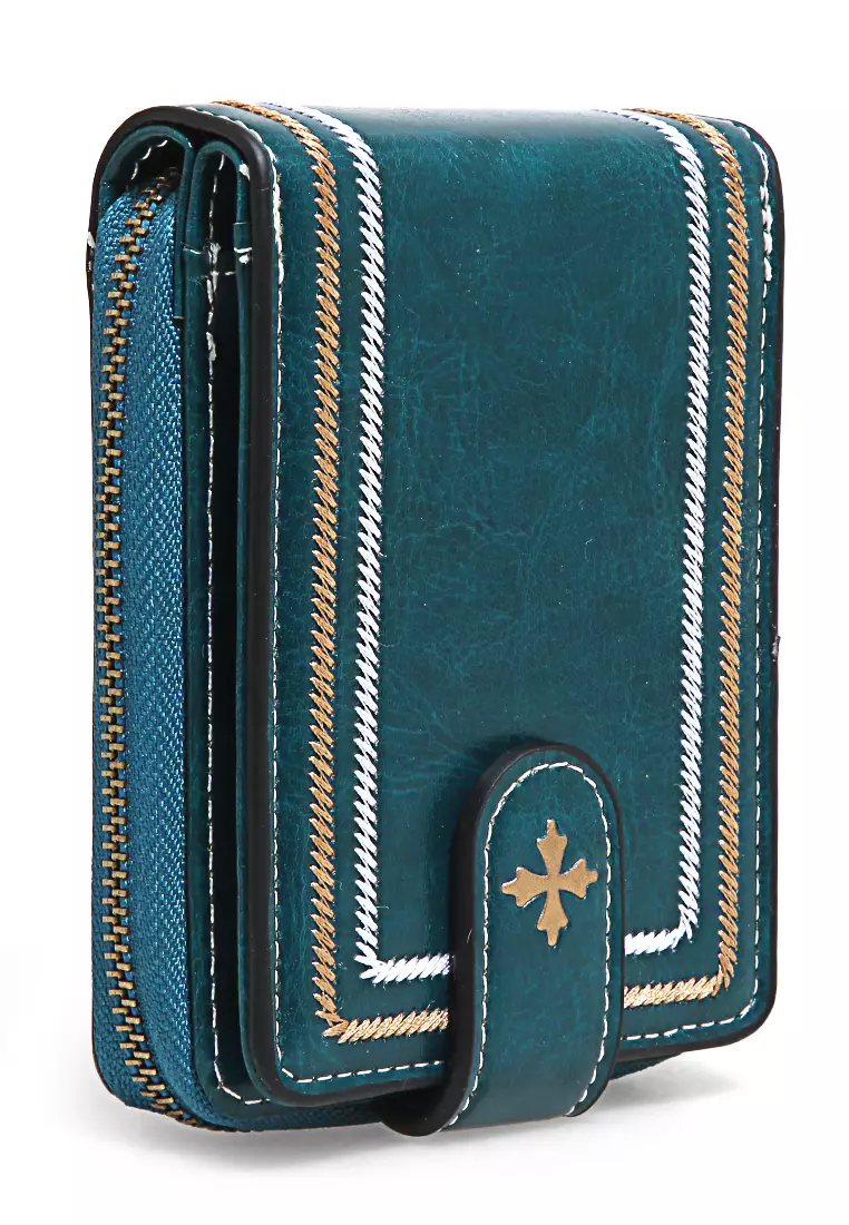 Card Wallet Dompet Kartu Wanita Mini Design Many Slot Material Leather ORIGINAL