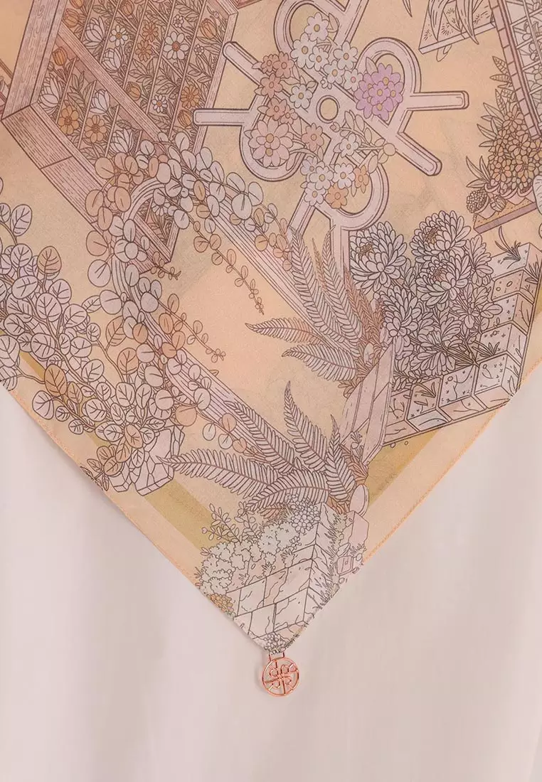 Ria Miranda Soft Yellow Gaelle Scarf