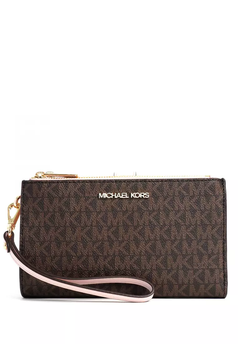 Pink mk wristlet store