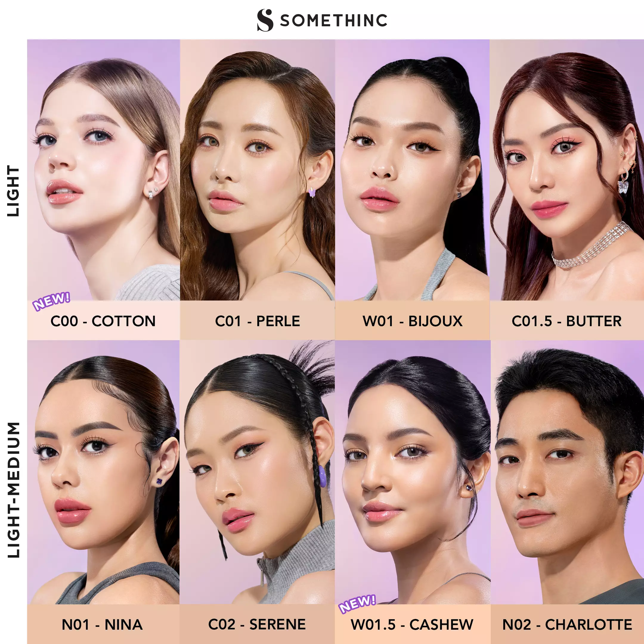 SOMETHINC COPY PASTE BREATHABLE MESH CUSHION SPF 33 PA++ - Linen