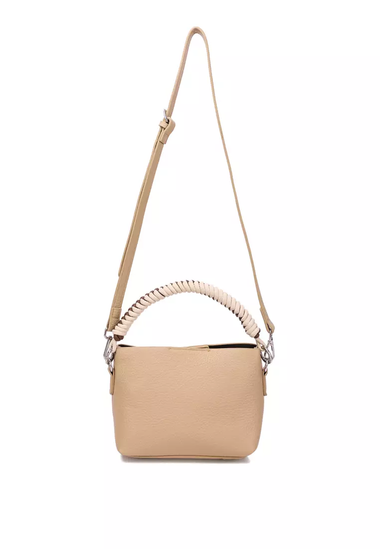 Cable Cord Strap Mini Bag In Khaki